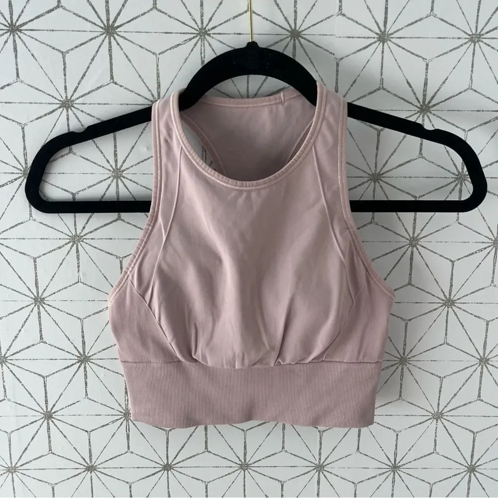Lululemon Ebb to Train Bra *Medium Support, C/D Cup Porcelain Pink